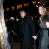 Kevin Costner et sa femme Christine Baumgartner arrivent au Fouquet's après la 38e Cérémonie des César du Cinéma au Théâtre du Châtelet à Paris, le 22 février 2013.
