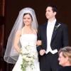 Danica McKellar et Mike Verta lors de leur mariage à La Jolla, en Californie, le 22 mars 2009. Leur divorce a été prononcé en février 2013.
