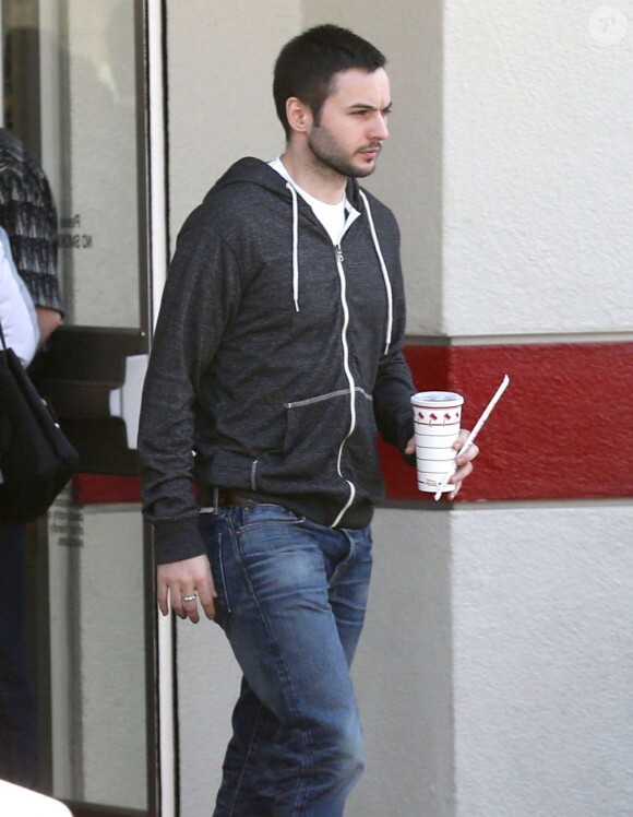 Exclusif - Christina Aguilera et son petit ami Matthew Rutler sont de sortie à West Hollywood, le 23 février 2013.