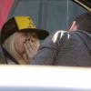 Christina Aguilera et son chéri Matthew Rutler sont en sortie en amoureux à Los Angeles, le 23 février 2013.