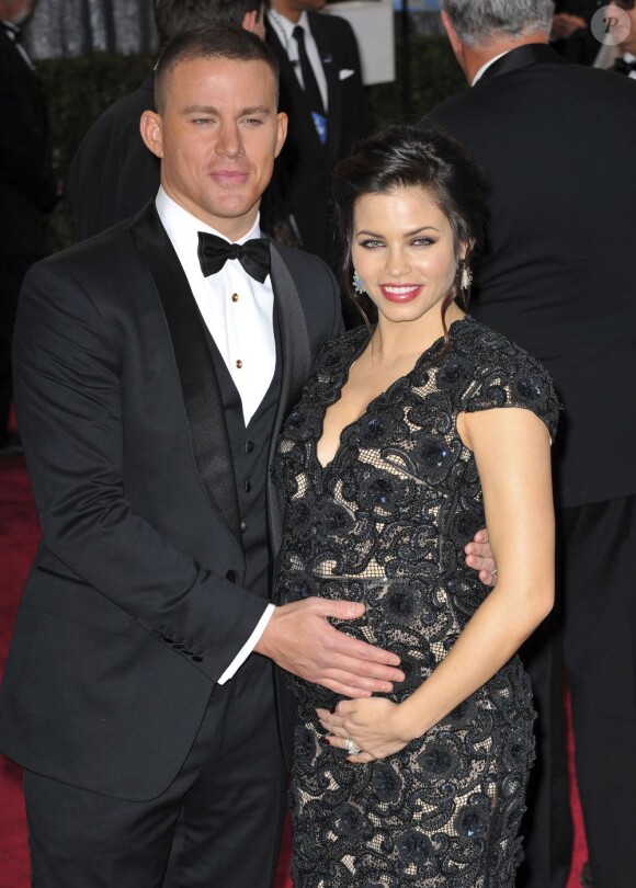 Channing Tatum et Jenna Dewan à la 85e cérémonie des Oscars à Hollywood le 24 février 2013.
