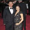 Channing Tatum et Jenna Dewan enceinte à la 85e cérémonie des Oscars à Hollywood le 24 février 2013.