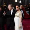Harvey Weinstein et Georgina Chapman à la 85e cérémonie des Oscars à Hollywood le 24 février 2013.