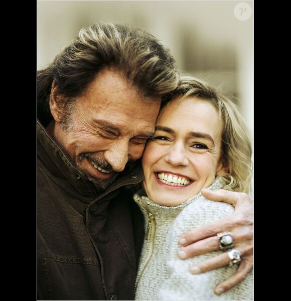 Johnny Hallyday et Sandrine Bonnaire sur le tournage de Salaud on t'aime de Claude Lelouch