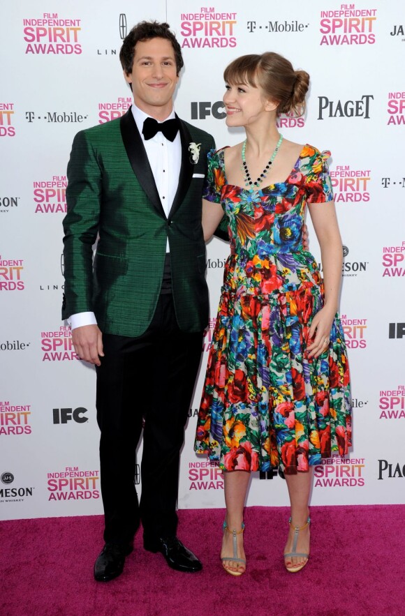Andy Samberg et Joanna Newsom aux Independent Spirit Awards à Los Angeles, le 23 février 2013.