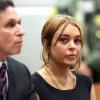 Lindsay Lohan au tribunal de Los Angeles avec son nouvel avocat Mark Heller, le 30 janvier 2013.