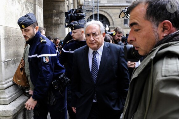 Dominique Strauss-Kahn au palais de Justice de Paris, le 26 février 2013