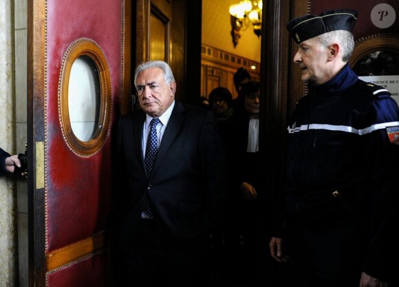 Dominique Strauss-Kahn au palais de Justice de Paris, le 26 février 2013