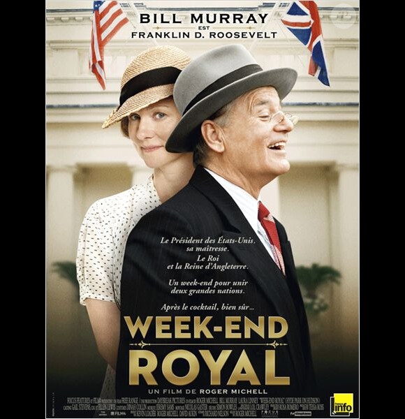 Affiche officielle du film Week-end Royal.