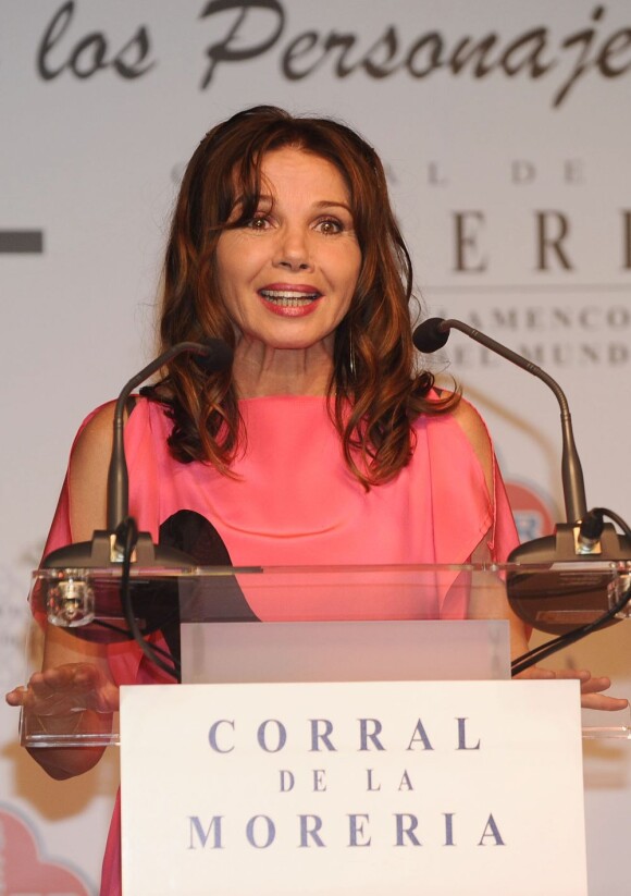 Victoria Abril lors de la cérémonie des Pata Negra Awards à Madrid, le 21 février 2013.