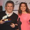 Victoria Abril et Miguel Rios lors de la cérémonie des Pata Negra Awards à Madrid, le 21 février 2013.