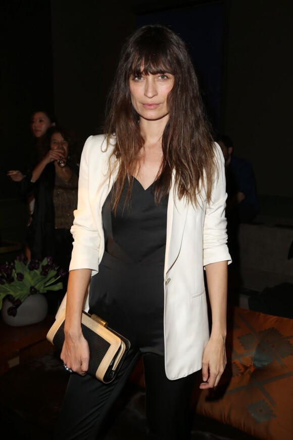 Caroline de Maigret au défilé H&M qui avait lieu musée Rodin pendant la Fashion Week parisienne le 27 février 2013.