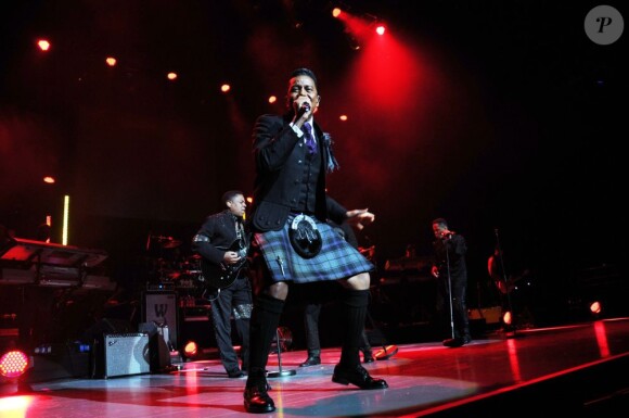 Concert de The Jacksons à Glasgow en Ecosse, le 28 fevrier 2013.