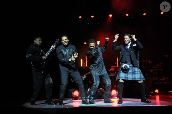Concert de The Jacksons à Glasgow en Ecosse, le 28 fevrier 2013.