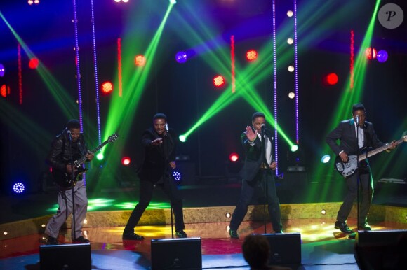 The Jacksons à Stockholm le 14 février 2013.