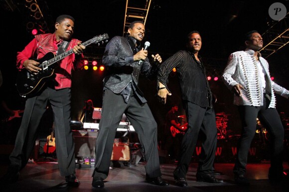 Concert de The Jacksons à Las Vegas le 20 juillet 2012.