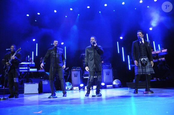 Concert de The Jacksons à Glasgow en Ecosse, le 28 fevrier 2013.