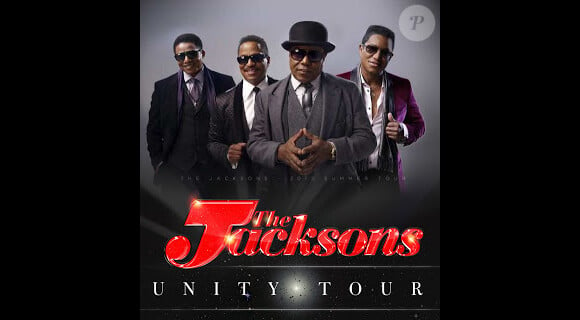 L'affiche du Unity Tour de The Jacksons.
