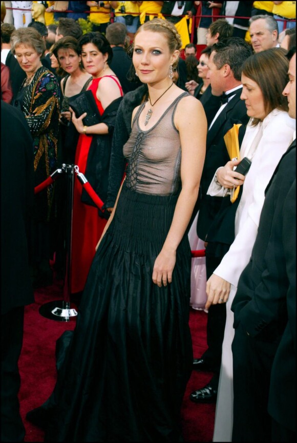 Gwyneht Paltrow à la cérémonie des Oscars, à Hollywood, le 24 mars 2002.