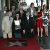L'inauguration de l'étoile en l'honneur de Richard Burton sur le Walk of Fame à Hollywood le 1er mars 2013 : ses proches sont réunis pour l'événement