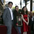L'inauguration de l'étoile en l'honneur de Richard Burton sur le Walk of Fame à Hollywood le 1er mars 2013 : en présence de sa fille adoptive Maria Burton et de ses petits-enfants Charlotte et Morgan