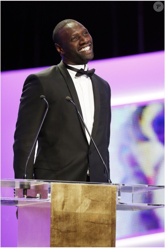 Omar Sy lors des César le 22 février 2013