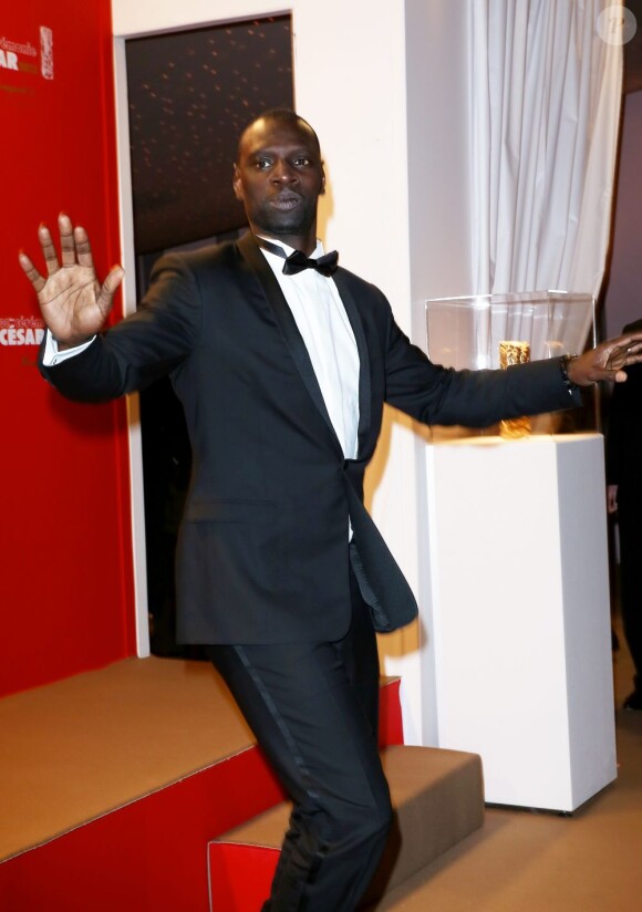 Omar Sy au Fouquet's pour la soirée post-César 2013