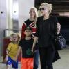 Gwen Stefani et ses fils Kingston et Zuma lors d'une virée shopping à Studio City, le 2 mars 2013.