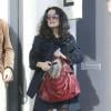 Exclusif - Salma Hayek et sa fille Valentina vont déjeuner avec des amis à Venice, Los Angeles le 3 mars 2013