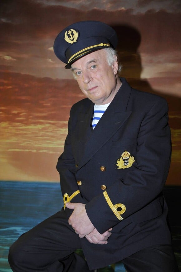 Jérôme Savary lors du filage du spectacle La Fille à marins, au théâtre Rive-Gauche à Paris le 28 février 2012