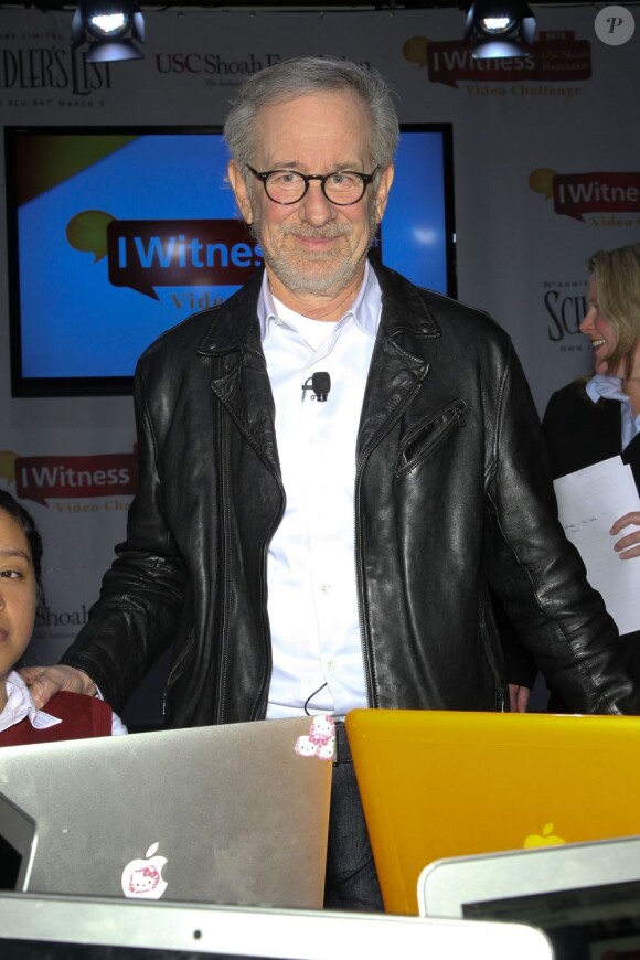 Le réalisateur Steven Spielberg lors de la célébration du 20e anniversaire de la fondation de La Liste de Schindler le 27 février 2013 à Los Angeles