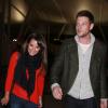 La jolie Lea Michele et Cory Monteith de la série Glee, à l'aéroport de New York le 06 mars 2013.