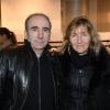 Exclusif - Philippe Harel et sa femme Sylvie Bourgeois assistent à la soirée de lancement de la collection joaillère Carbone de Balmain au Montaigne Market. Paris, le 1er mars 2013.
