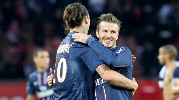 David Beckham et Zlatan Ibrahimovic : Complices et victorieux dans la douleur