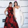 Kim Kardashian et Kourtney Kardashian à Los Angeles, le 24 février 2013.