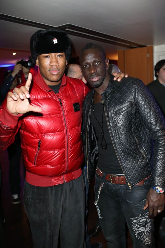 Mokobe du collectif 113 et Mamadou Sakholors de la soirée Don2Star au Parc des Princes, le 11 mars 2013