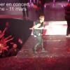 Justin Bieber sur scène au Portugal le 11 mars 2013.