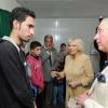 Camilla et le prince Charles ont visité un camp de réfugiés à Amman, en Jordanie, le 13 mars 2013.