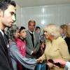 Camilla et le prince Charles ont visité un camp de réfugiés à Amman, en Jordanie, le 13 mars 2013.