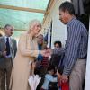 Camilla et le prince Charles ont visité un camp de réfugiés à Amman, en Jordanie, le 13 mars 2013.