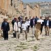 Camille et le prince Charles ont visité la ville de Jerash, en Jordanie, le 13 mars 2013.