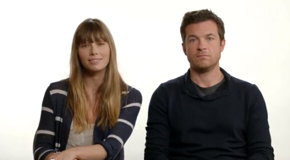 Jessica Biel et Jason Bateman dans le spot "Strike With Me", dévoilé le 13 mars 2013.