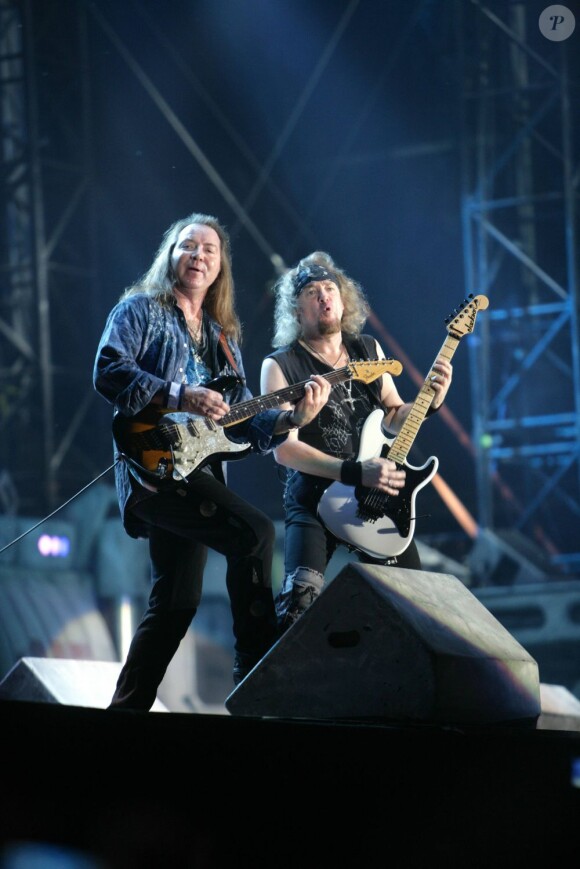 Iron Maiden à Budapest, le 14 août 2010.