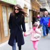 Katie Holmes et sa fille Suri dans les rues de New York, le 2 janvier 2013