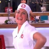 Alessandra Sublet en infirmière sexy pour un Michel Cymes toujours aussi taquin
