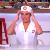 La sympathique Alessandra Sublet en infirmière sexy dans C à Vous