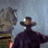Un extrait du premier Jurassic Park avec le terrifiant T-Rex.