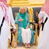Le prince Charles et Camilla Parker Bowles, duchesse de Cornouailles, arrivent à Riyad, capitale de l'Arabie Saoudite, le 15 mars 2013.