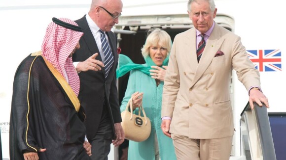 Prince Charles et Camilla : Tea time en Arabie Saoudite