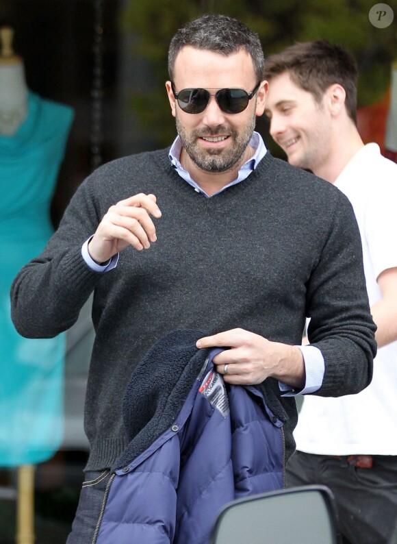 Ben Affleck élégant à Brentwood, le 16 mars 2013